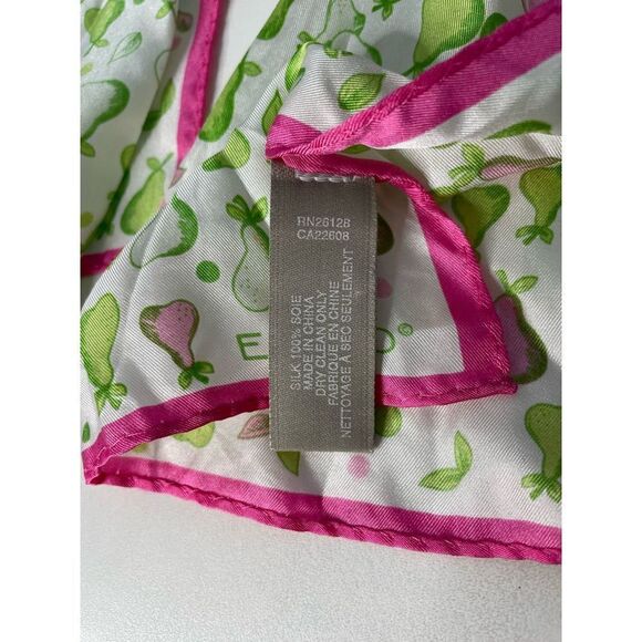 ECHO Silk Oblong Scarf with Pears - Picture 3 of 4